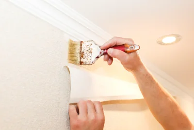 Pose de papier peint à Solignat — revêtements muraux et toiles de verre